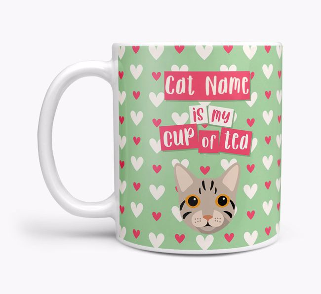 {dogsName} Is My Cup of Tea: Personalised {breedCommonName} Mug